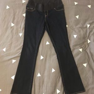 Maternity Jeans Old Navy Rockstar Demi Bootcut